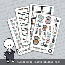 Load image into Gallery viewer, Mischievous Makeup Sticker Pack
