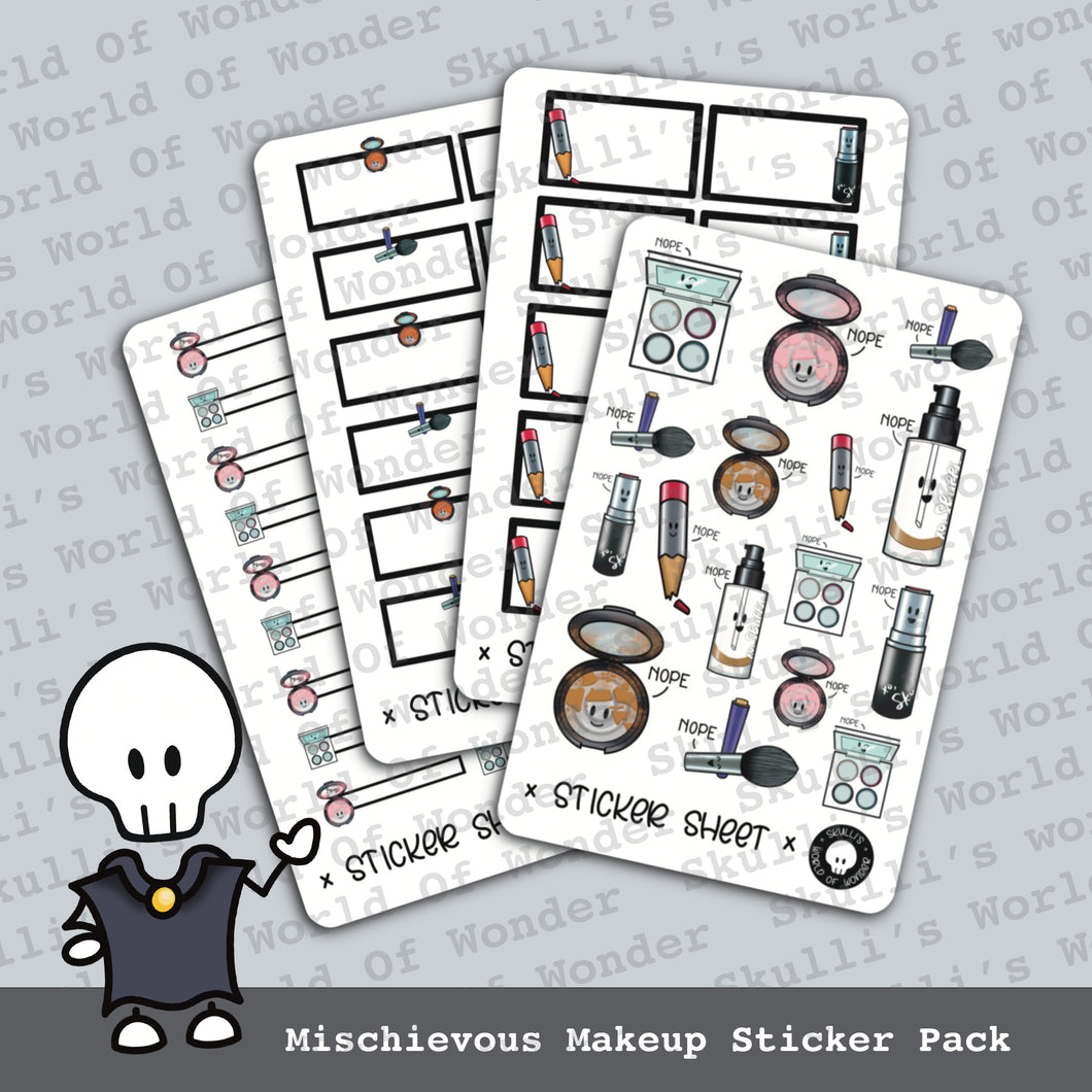 Mischievous Makeup Sticker Pack