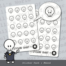 Load image into Gallery viewer, #mood Sticker Sheet Pack
