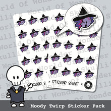 Load image into Gallery viewer, Moody Twirp Sticker Pack
