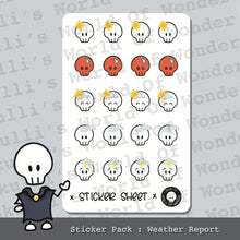 Load image into Gallery viewer, Weather Report Sticker Pack

